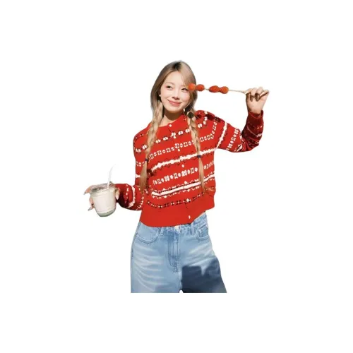 DEDY Красный Женский Трикотаж