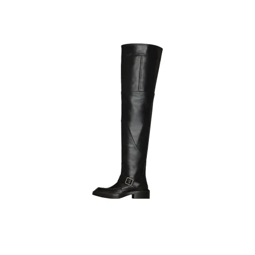 SAINT LAURENT JOE Over The Knee Boots Женские Черные