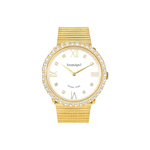 TOUSSAINT Ferris Wheel Collection Кварцевый механизм ремешок из нержавеющей стали женские часы белый циферблат