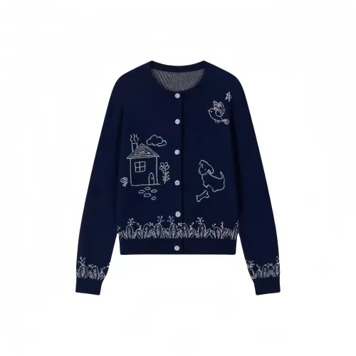 NEMOWU Трикотажная ткань Кардиган Женские