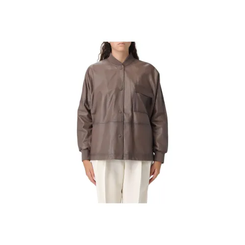 EMPORIO ARMANI Кожа Куртка Женская