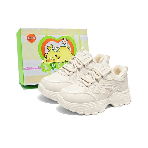 Budding Bear Теплоизоляционное покрытие устойчивое к истиранию противоскользящее низкий топ кроссовки с подошвой женские