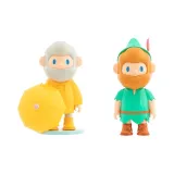 Подтвержденная версия - Желтый - Дождевик для подростков + Зеленый - Питер Пэн (Открытие коробки и сумки)