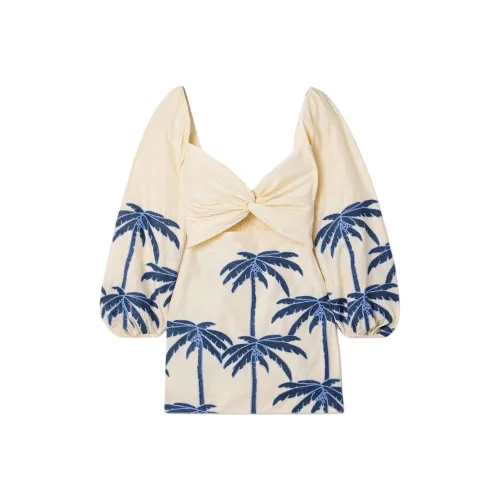 Johanna Ortiz Длинное платье с длинными рукавами женское