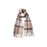 Верблюжий цвет, розовая клетка [100% овечья шерсть]