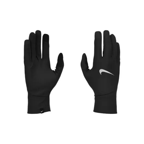 nike Полиэстер Спортивные Перчатки Женские Черные