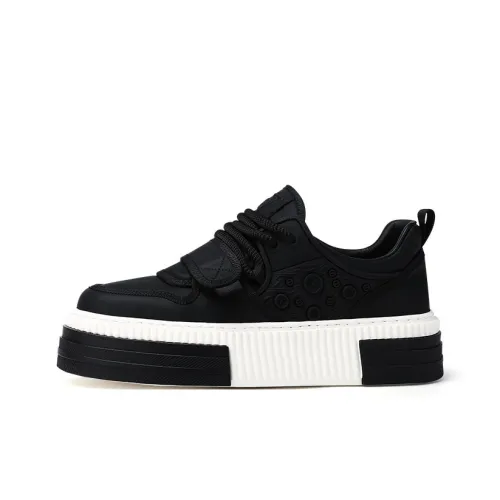 U7 Модный Модный Обувь MID Топ Модный Board Обувь Мужской Черный