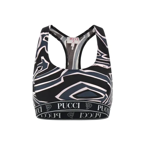 EMILIO PUCCI Черные Женские Майки