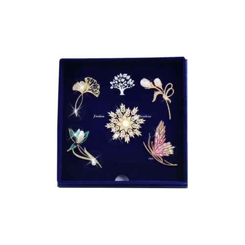 Listen to the flowers bloom Сплав Броши Женские