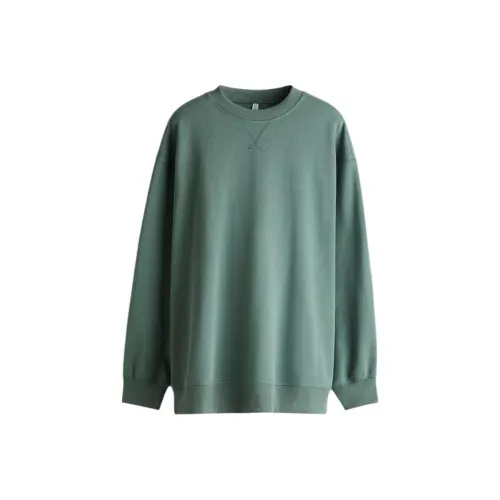 H M Серый Зеленый Женский Свитшот