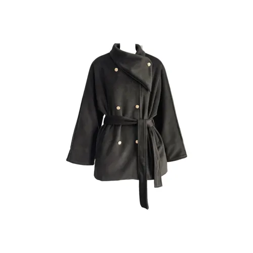 Incolore Черное Женское Короткое Пальто