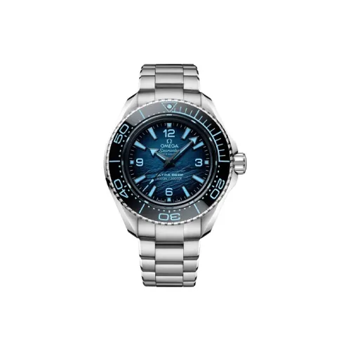 OMEGA Автоматический Механический Часы Мужские Seahorse Series Ocean Universe 45,5 мм Синий