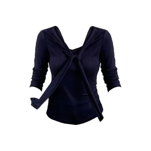 Puppytown Темно-синие Женские T-рубашки