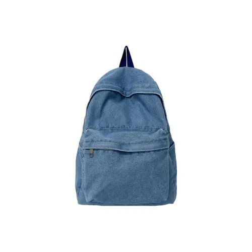 Xmithie Denim Backpack Standard Unisex Light Blue Dark Blue Black Xmithie Деним Рюкзак Стандартный Унисекс Светло-Синий Темно-Синий Черный