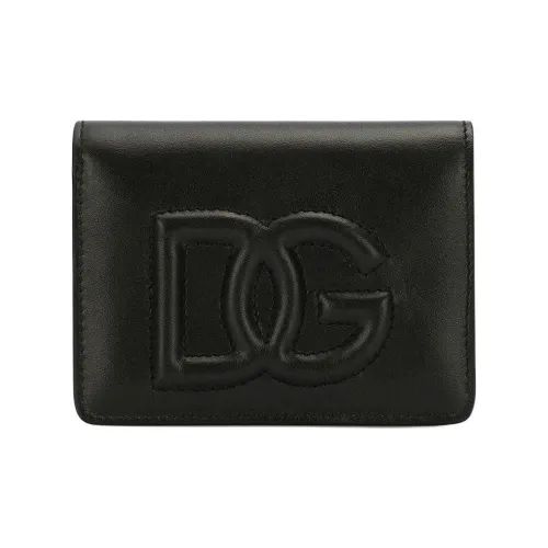 Dolce Gabbana Телячья кожа Кошелек Женские Черный