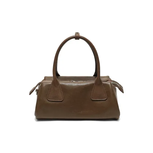 Simedin Коровья кожа Сумка Стандартная Женская Стиль Майярд Коричневый Глубокий черный