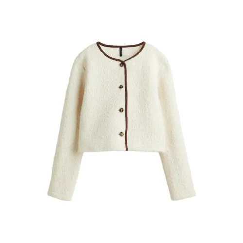 H M Крем Женские Бархатные Куртки