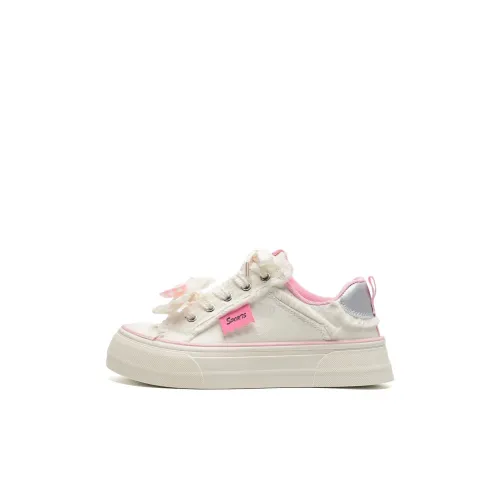 TLIT Повседневная детская обувь низкий топ бежевый розовый унисекс