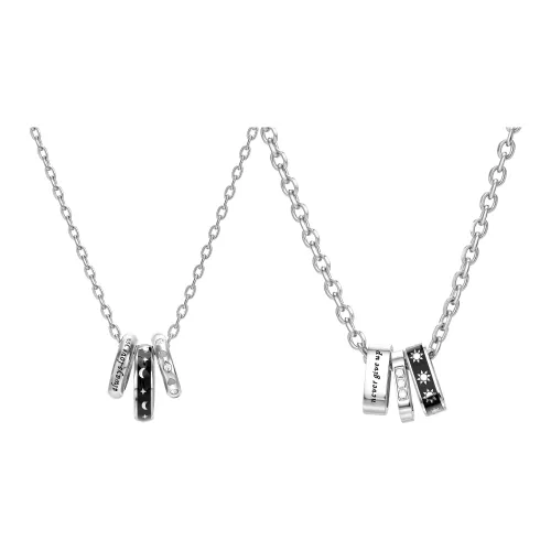 ENFANTIN Титановая сталь CWC Циркон Эпоксидная заливка Ожерелья Унисекс