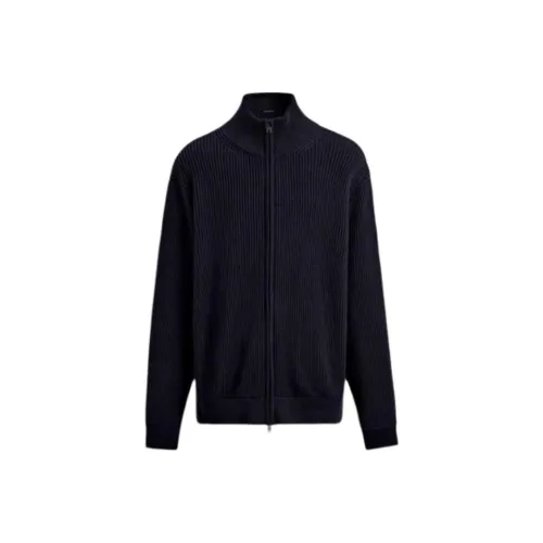 ZARA Морской синий Мужской Трикотаж