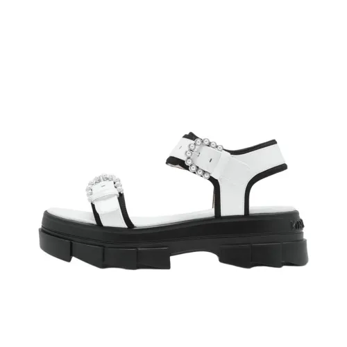 Stuart Weitzman SW Noho one Ремень Сандалии Женские Белые