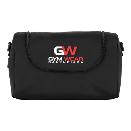 Balenciaga Полиэстер Курьерская Сумка Сумка через плечо Мужская Черная