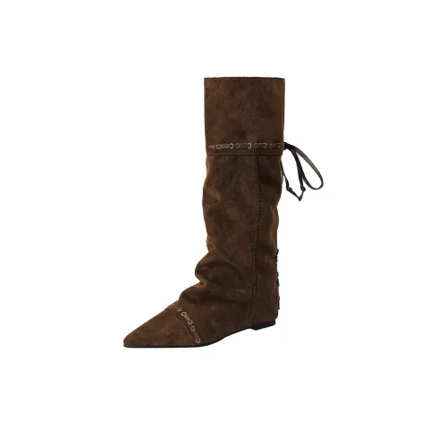 Beijiani Высокие сапоги до колена 4CM Женские