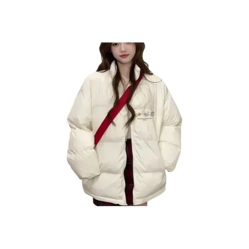 STYUW Экрю Женские пуховики