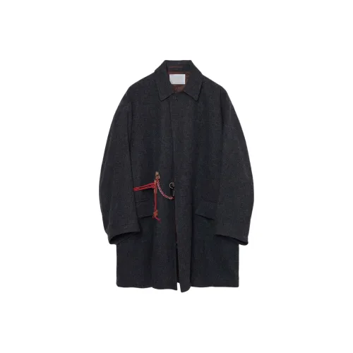 KOLOR Уголь Мужское Пальто