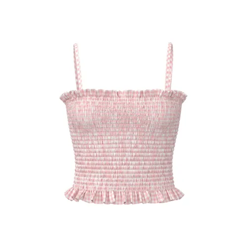 URBAN REVIVO Акварель Клетка Женская Рубашка