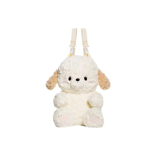 KINMAC Плюшевый рюкзак Women's White