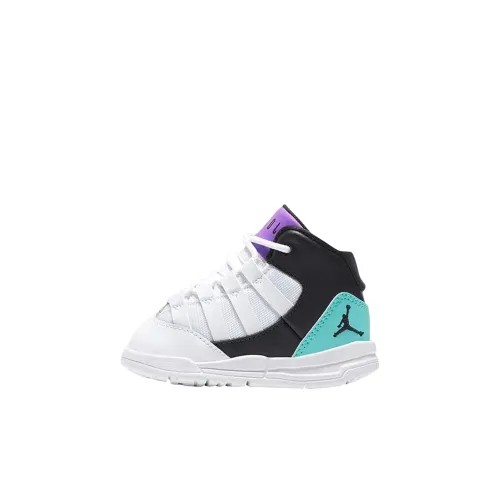 Jordan Max Aura MID Топ Обувь для малышей Белый Черный Синий Infant And Toddler