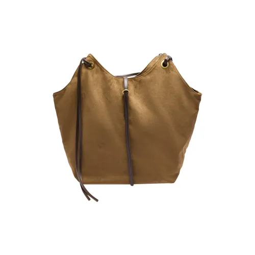 URBAN REVIVO Сумка через плечо большая женская коричневая