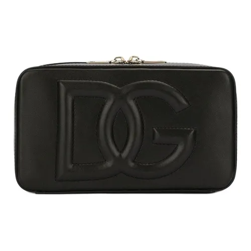 Dolce Gabbana Сумка через плечо из телячьей кожи женская черная