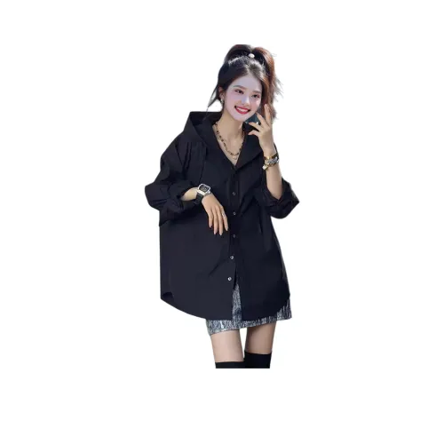 Wbwq Черные Женские Рубашки