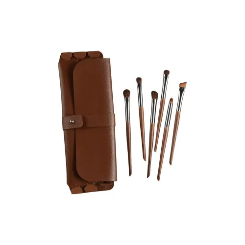 Stubborn Детали Тени для век Щетка 6 шт Наборы одежды Нижняя повязка для век Цвет колодца Портативный Глаза Кисть для макияжа