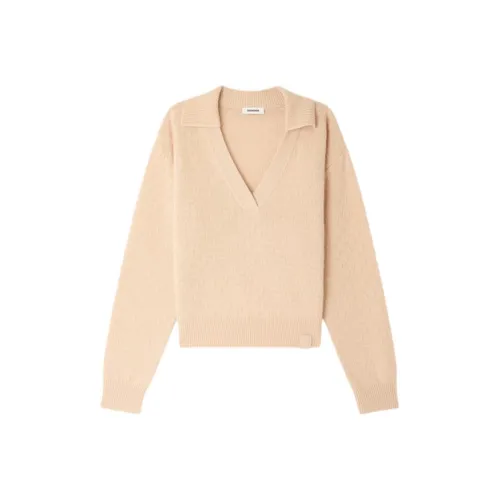 Sandro Бежевый Желтый Женские Свитера