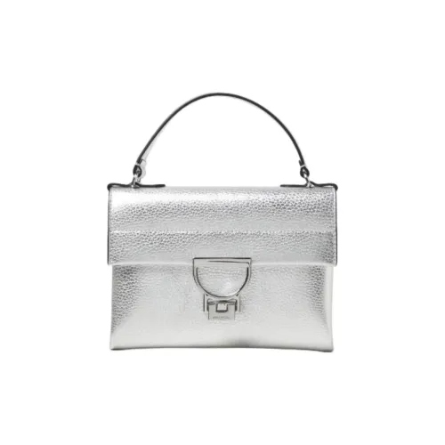 COCCINELLE Сумка через плечо из коровьей кожи мини сумка женская серебряная