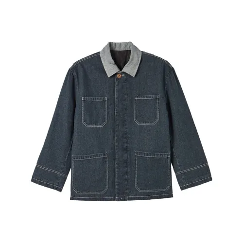 LUYOUYE Темный деним синий женский джинсовый куртка