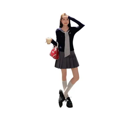 HIPHOPPUNKS Темно-синие женские футболки