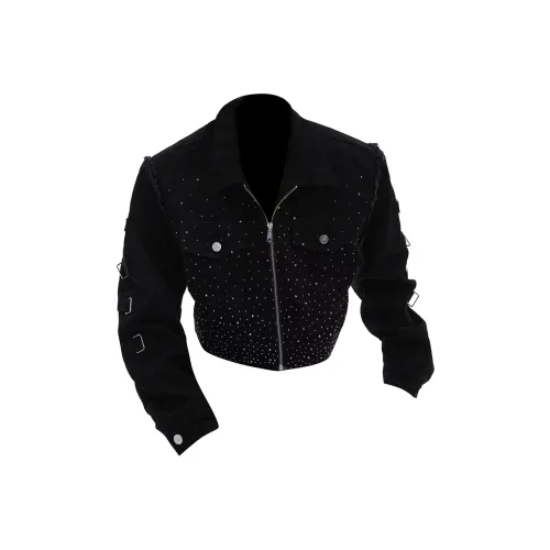 GDRG Черный Унисекс Куртки