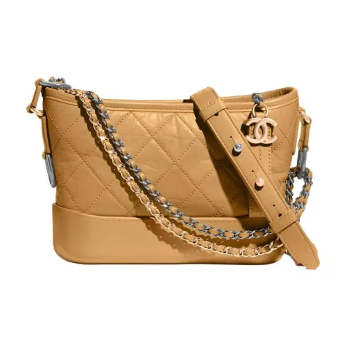 CHANEL Кожа Сумка через плечо Женская Светло-коричневая