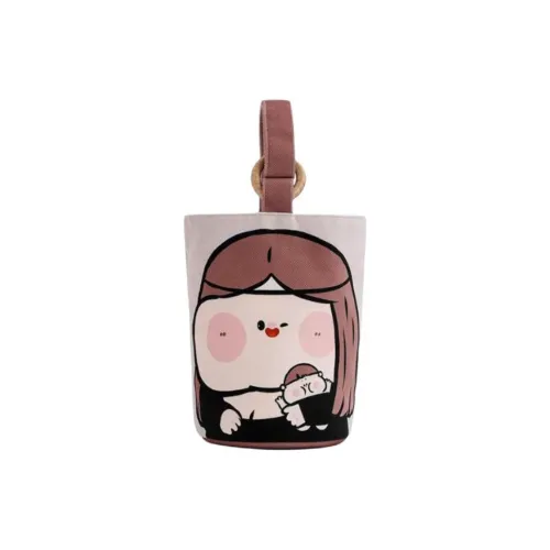 NEARAY Guoniu Коллаборация Полиэстер Сумка-ведро Сумка Средний Женские Landing On The Buttocks Мона ЛИЗА