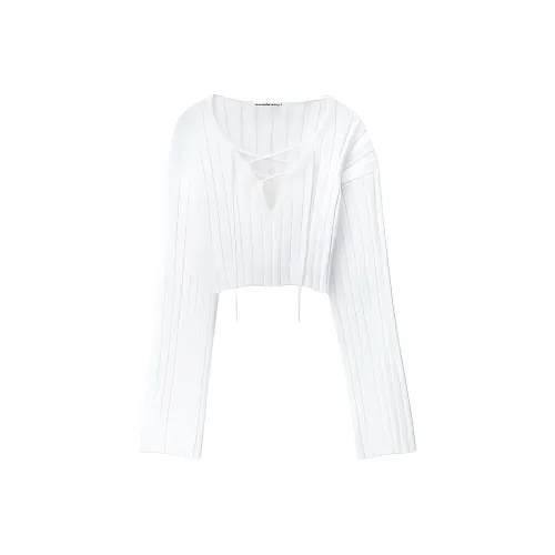 Alexander Wang SS24 Трикотаж Женский Белый
