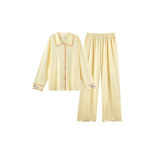 Q'NIANMA Осенний и Зимний Комплект Пижам для Женщин