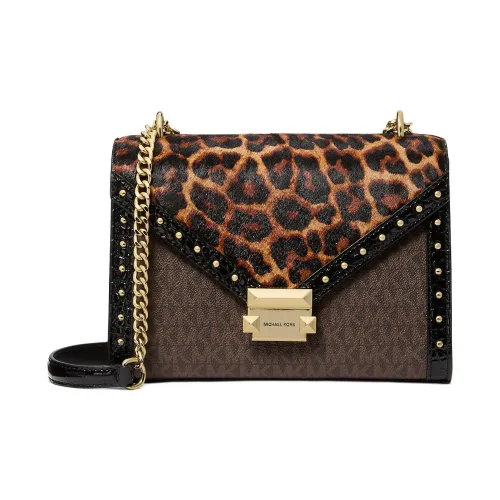 MICHAEL KORS Whitney Сумка на плечо из кожи теленка Женская Масляная