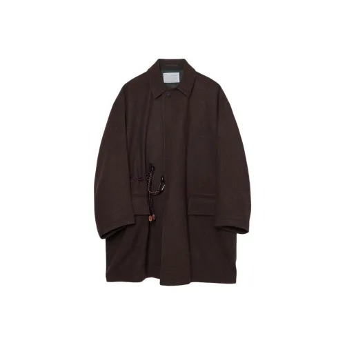 KOLOR Хаки Мужское Пальто