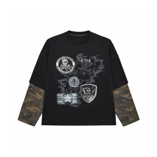 WILDX CHAOS Черный Унисекс T-рубашки