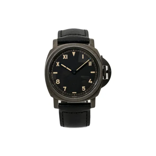 PANERAI Ручной механизм Мужские часы LUMINOR LUMINO Collection 44 мм Черные