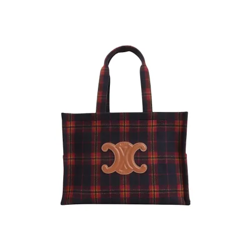 CELINE Шерсть Тоут Сумка Сумка через плечо Большая Женская Многоцветная